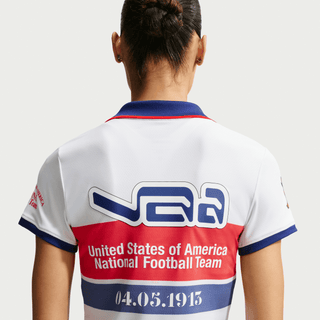 USA X V.A.A. X NIKE "X2" WMNS POLO SHIRT - WHITE / CHALLENGE RED
