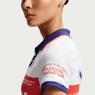 USA X V.A.A. X NIKE "X2" WMNS POLO SHIRT - WHITE / CHALLENGE RED