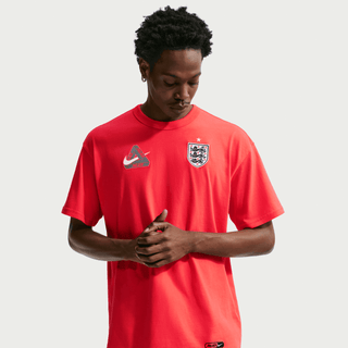 ENGLAND X PALACE X NIKE "X2" TEE - LIGHT CRIMSON