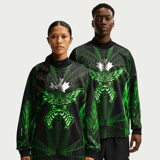 CANADA X NOCTA X NIKE "X2" BOREALIS GOALKEEPER JERSEY - BLACK / SPORT RED