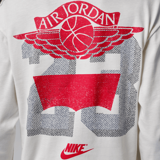 LEVI'S X JORDAN L/S TEE - PALE IVORY / BLACK / UNIVERSITY RED