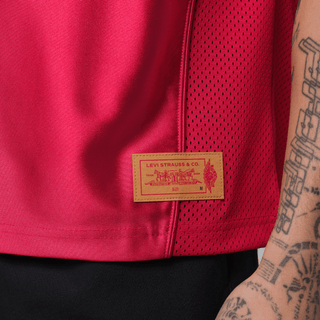 LEVI'S X JORDAN JERSEY - GYM RED / BLACK / PALE IVORY