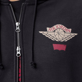 LEVI'S X JORDAN FULL-ZIP HOODIE - BLACK / PALE IVORY / GYM RED