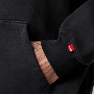 LEVI'S X JORDAN FULL-ZIP HOODIE - BLACK / PALE IVORY / GYM RED