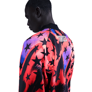 USA NATIONAL TEAM GOALKEEPER JERSEY LOOSE FIT - BLACK / BRIGHT CRIMSON