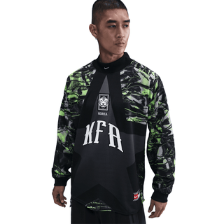 KOREA NATIONAL TEAM GOALKEEPER JERSEY LOOSE FIT - BLACK / BLACK / WHITE
