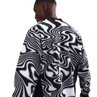 BRAZIL NATIONAL TEAM GOALKEEPER JERSEY LOOSE FIT - BLACK / WHITE