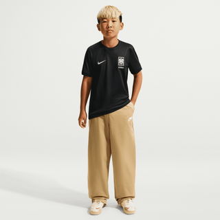 KOREA X PEACEMINUSONE X NIKE "X2" KIDS PREMATCH JERSEY - BLACK / WHITE