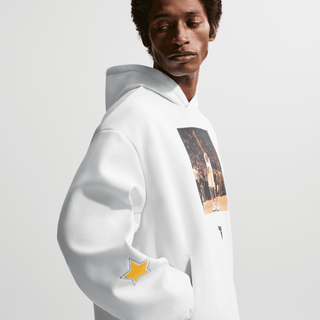 DRI-FIT FLEECE "KOBE 81" HOODIE - WHITE