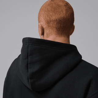 JORDAN BROOKLYN FLEECE HOODIE - BLACK