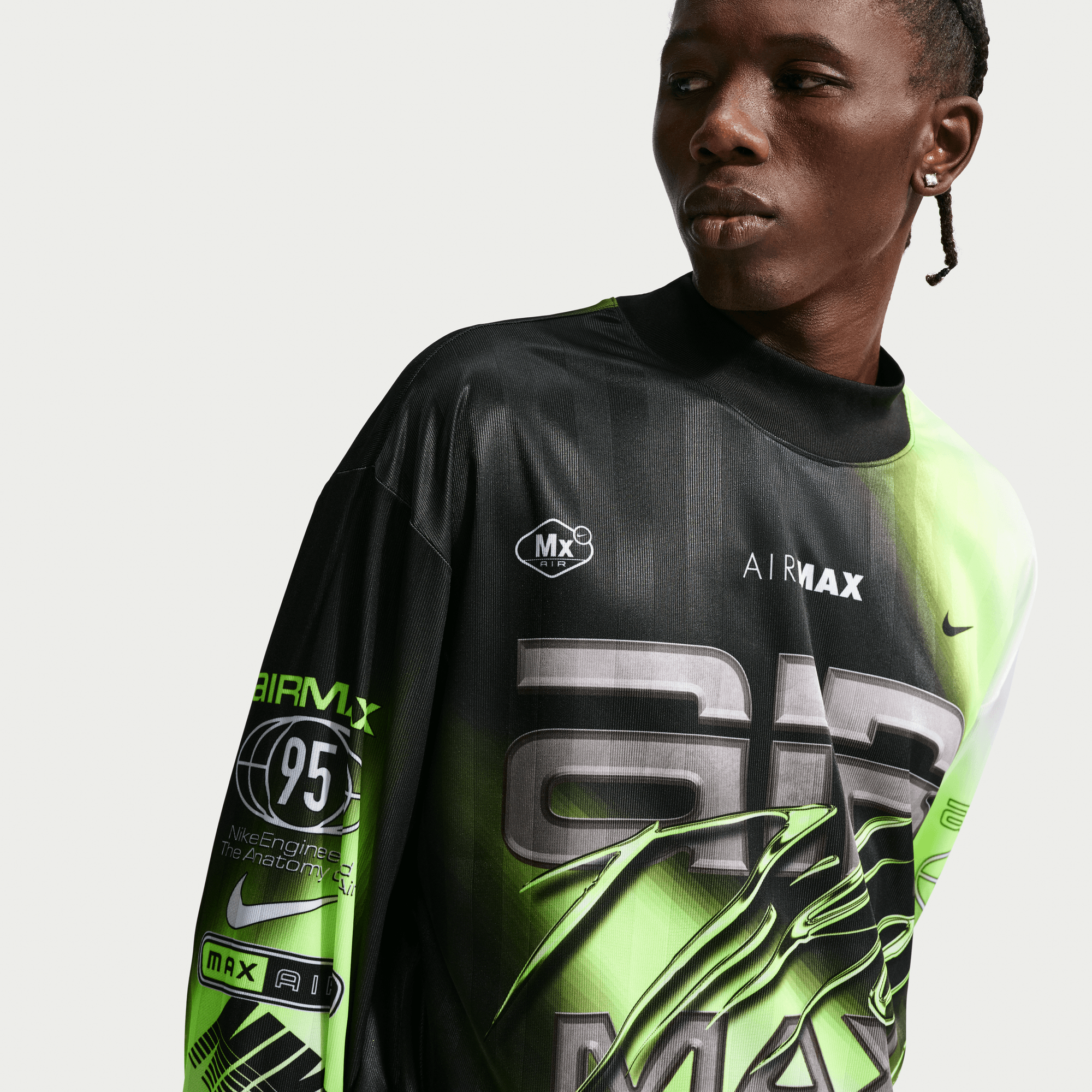 AIR MAX 95 L/S MOTO JERSEY - VOLT / BLACK – lapstoneandhammer.com AIR MAX 95 L/S MOTO JERSEY - VOLT / BLACK – lapstoneandhammer.com