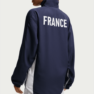 FRANCE X JACQUEMUS X NIKE "X2" TRACK JACKET - BLACKENED BLUE / WHITE