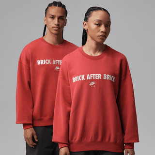BIKE AIR X NIGEL SYLVESTER X JORDAN "BRICK AFTER BRICK" CREWNECK - CINNABAR