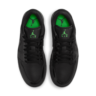 WMNS AIR JORDAN 1 LOW SE - BLACK / SCREAM GREEN