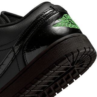 WMNS AIR JORDAN 1 LOW SE - BLACK / SCREAM GREEN