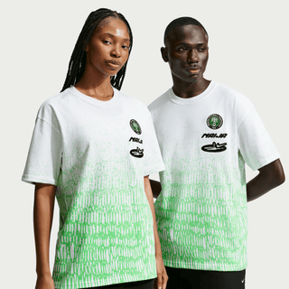 NIGERIA X SLAWN X NIKE "X2" PREMIUM TEE - WHITE / BLACK