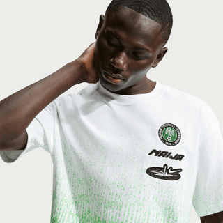 NIGERIA X SLAWN X NIKE "X2" PREMIUM TEE - WHITE / BLACK