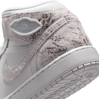 AIR JORDAN 1 MID SE (GS) - WHITE / FIELD SILVER
