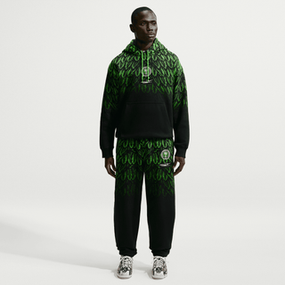 NIGERIA X SLAWN X NIKE "X2" FLEECE PANT - BLACK / POISON GREEN