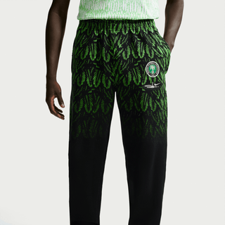 NIGERIA X SLAWN X NIKE "X2" FLEECE PANT - BLACK / POISON GREEN