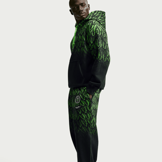 NIGERIA X SLAWN X NIKE "X2" FLEECE PANT - BLACK / POISON GREEN