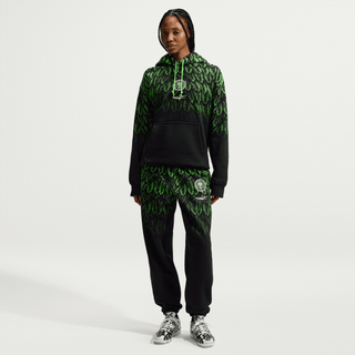 NIGERIA X SLAWN X NIKE "X2" FLEECE HOODIE - BLACK / POISON GREEN