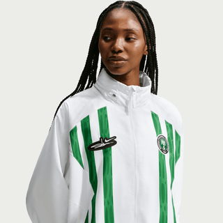 NIGERIA X SLAWN X NIKE "X2" TRACK JACKET - WHITE / BLACK