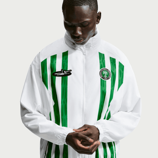 NIGERIA X SLAWN X NIKE "X2" TRACK JACKET - WHITE / BLACK