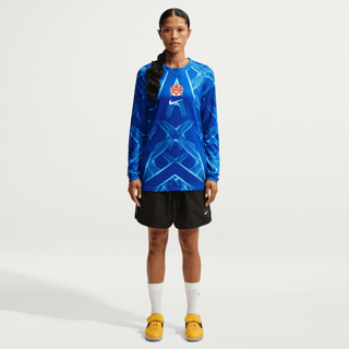 CANADA X NOCTA X NIKE "X2" L/S  GOALKEEPER JERSEY - LYON BLUE / WHITE