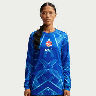 CANADA X NOCTA X NIKE "X2" L/S  GOALKEEPER JERSEY - LYON BLUE / WHITE