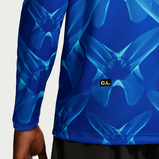 CANADA X NOCTA X NIKE "X2" L/S  GOALKEEPER JERSEY - LYON BLUE / WHITE