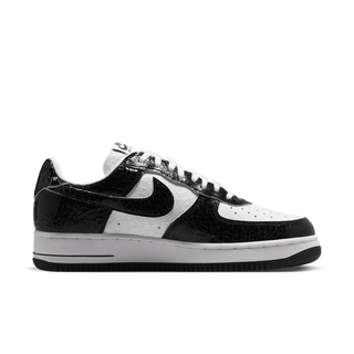 AIR FORCE 1 CRACKED LEATHER "BLACK"