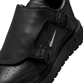 AIR FORCE 1 LUXE "BLACK / METALLIC SILVER"