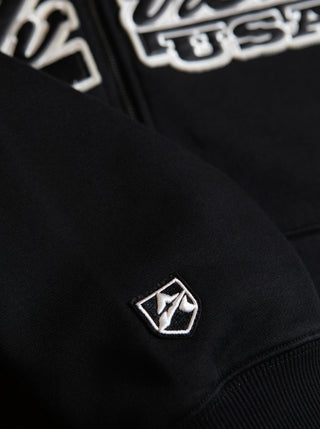 SCRIPT HOODIE - BLACK