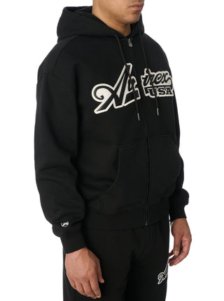 SCRIPT HOODIE - BLACK