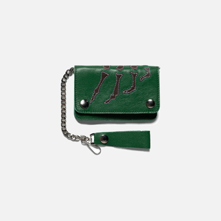 VANSON BONES CHAIN WALLET - GREEN