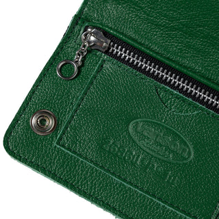 VANSON BONES CHAIN WALLET - GREEN
