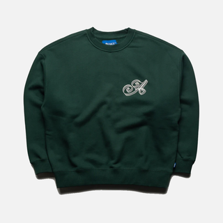 SCRIPT CREW NECK - GREEN