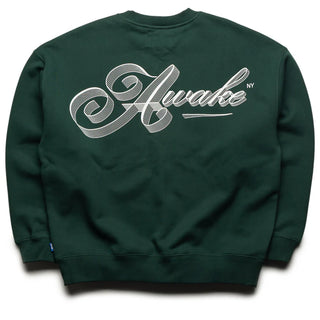 SCRIPT CREW NECK - GREEN