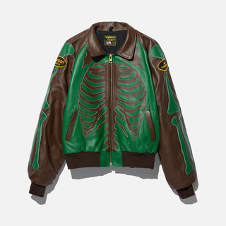 VANSON STADIUM TEAM JACKET - BROWN