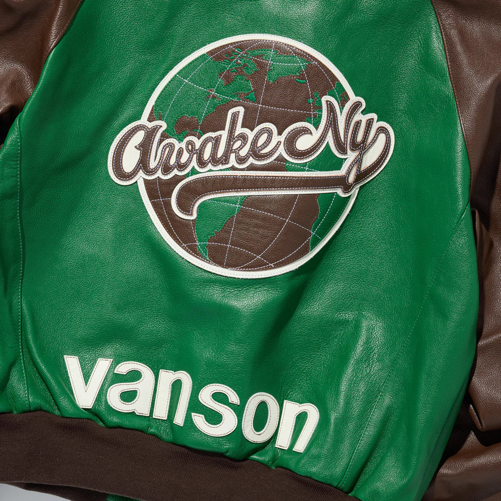 VANSON STADIUM TEAM JACKET - BROWN – lapstoneandhammer.com VANSON STADIUM TEAM JACKET - BROWN – lapstoneandhammer.com