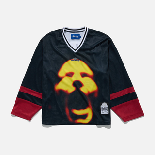 CROWN LOGO HOCKEY JERSEY - BLACK