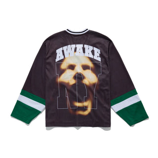 CROWN LOGO HOCKEY JERSEY - BROWN