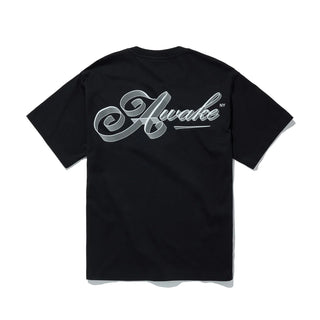 SCRIPT TEE - BLACK