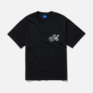 SCRIPT TEE - BLACK