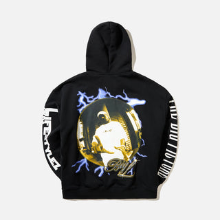 BIG L X AWAKE NY "THE BIG PICTURE" ZIP HOODIE - BLACK