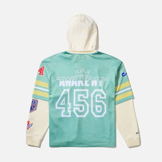HEADCRACK CHAMPS JERSEY ZIP HODDIE - GREEN