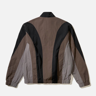 PUSHERMAN TRACK JACKET - BLACK / BROWN