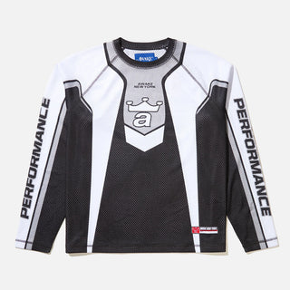 MESH RACER JERSEY - BLACK