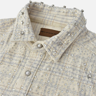 20K PEARL DIAMOND SHIRT - BEIGE